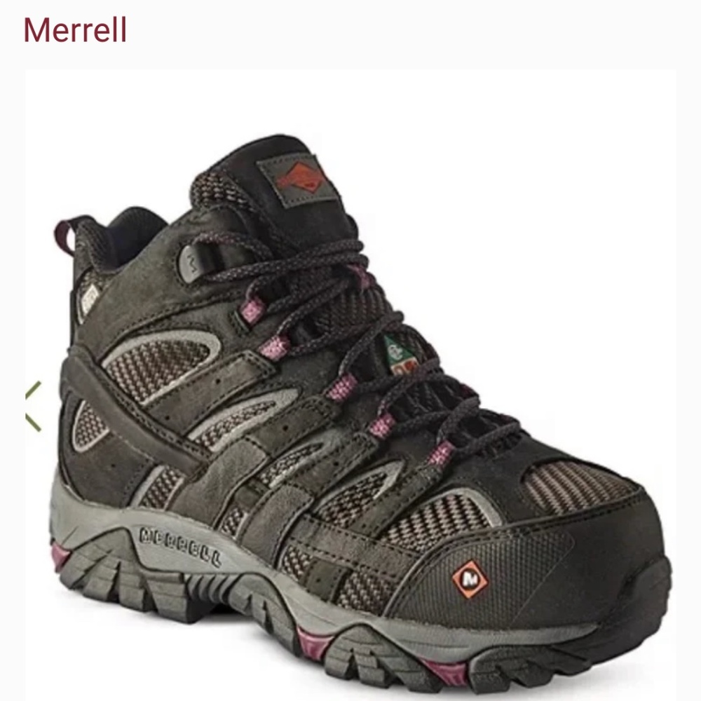Women’s Merrell Steel Toe Boots size 6.5